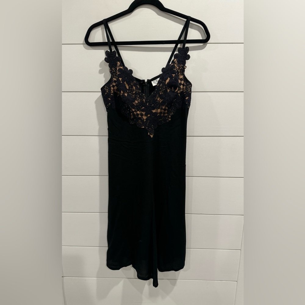 Vintage Ritmo Di Perla La Perla Black Lace Dress